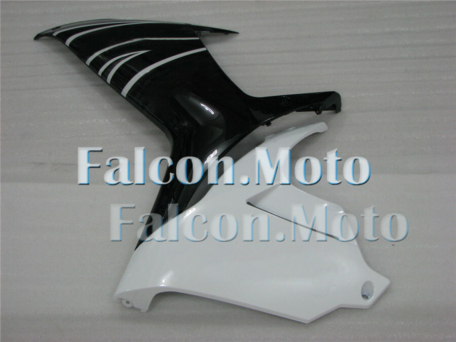 White Black Fairing Fit for GSXR 600 750 2011-2019 K11 Plastic Kit Injection aCT image