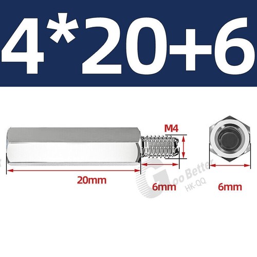 M2 - M10 Edelstahl Distanzbolzen Sechskant Abstandhalter Innen-Außengewinde PCB - Bild 136 von 255