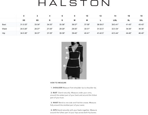 HALSTON Sutton Halter Gown MSRP $545 Size 12 # 8B 1660 Blm - Picture 12 of 12