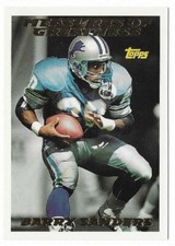 BARRY SANDERS 1994 Topps Football # 615 Measures of Greatness Lions HOF NM - MT
