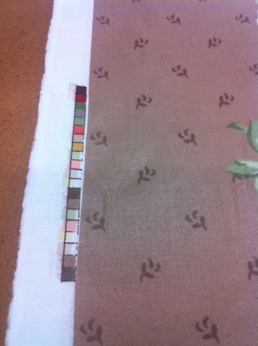 BAILEY & GRIFFIN design ed. HANDPRINT FABRIC POLISHED COTTON FLORAL RIBBONS 4 YD - Picture 8 of 9