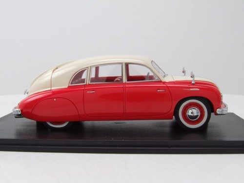 Tatra T600 Tatraplan 1948 Rosso Beige Modellino Auto 1:43 Neo Scale Models - Bild 4 von 9