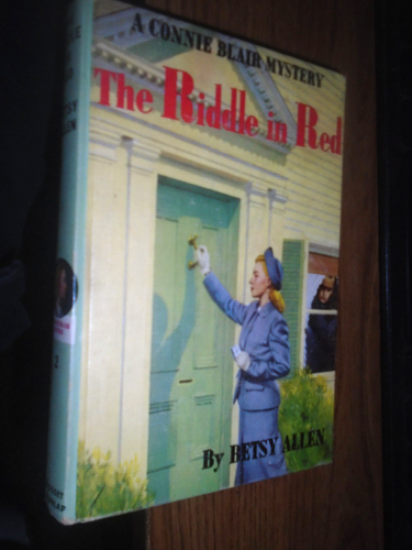 Vintage Connie Blair matte picture cover hardback-The Riddle in Red ...