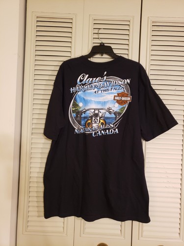 Herren Harley Davidson Clare's Niagara Falls 2010 T-Shirt XL Top Zustand - Bild 4 von 6