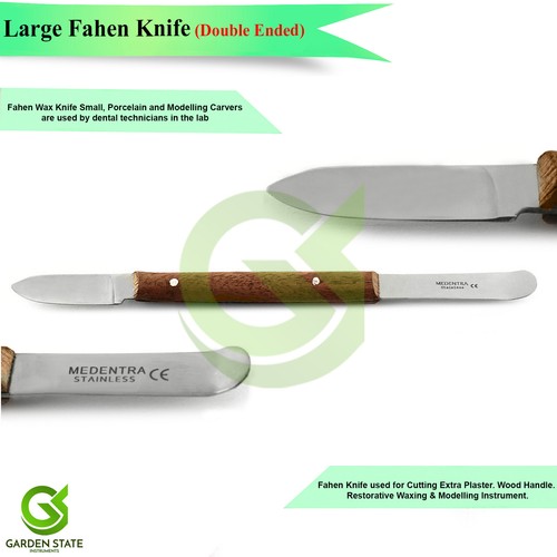 Dental Fahen Knife Large Wax Modelling Carving Mixing Laboratory Tool - Picture 2 of 2