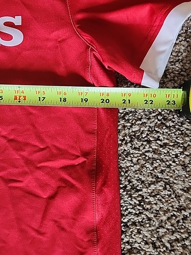 Maglia Adidas Rutgers Scarlet Knights Lacrosse 2021 #21 Taglia Large NUOVA! - Foto 8 di 8