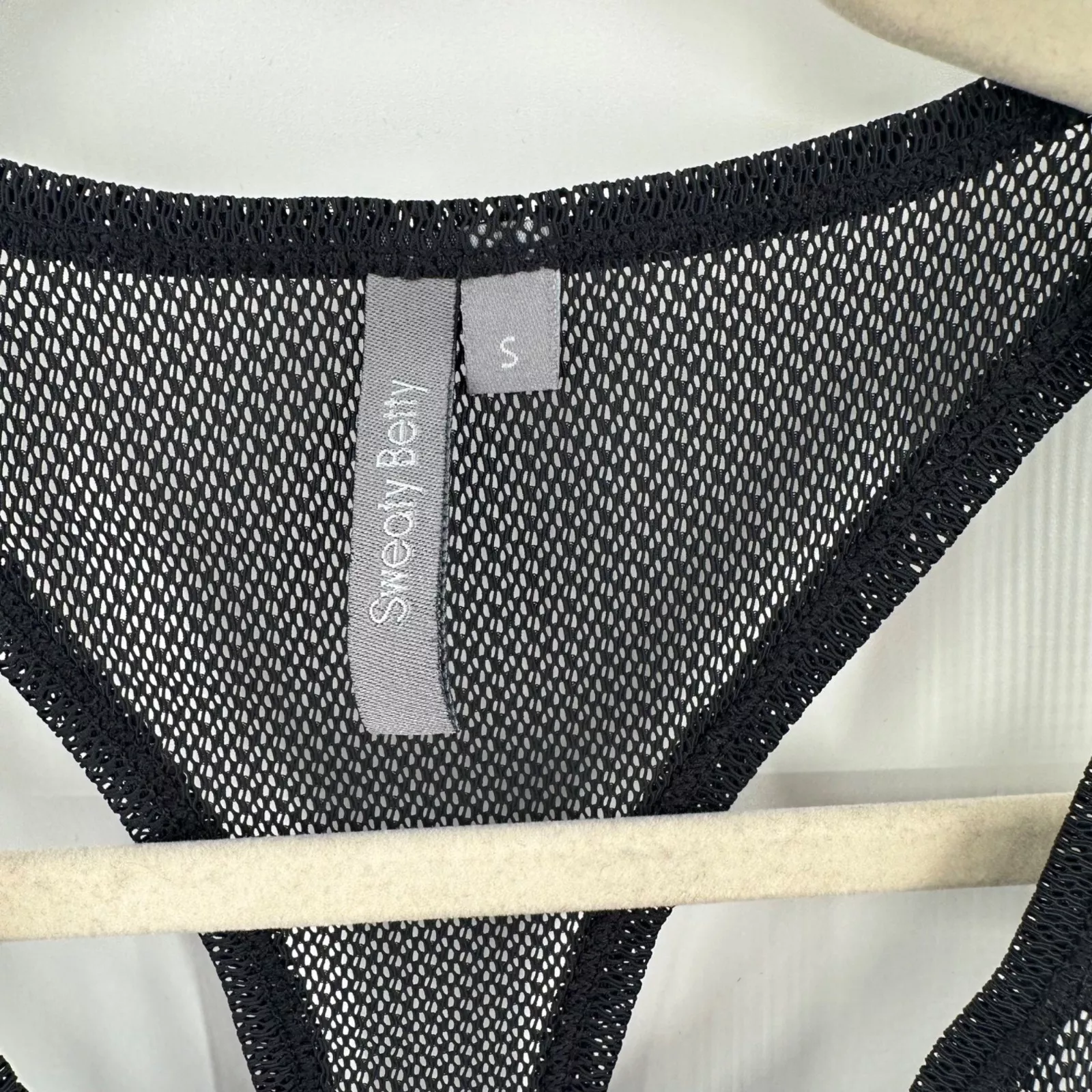 sweaty-betty mesh athletic racerback tank-top