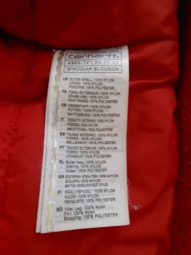 GIACCA CARHARTT GIACCONE INVERNALE S PARKA IMBOTTITO PIUMINO GIUBBOTTO DONNA - Foto 13 di 13