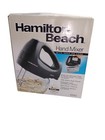 New. Hamilton Beach 6 Speed Hand Mixer with Snap-on case - Black