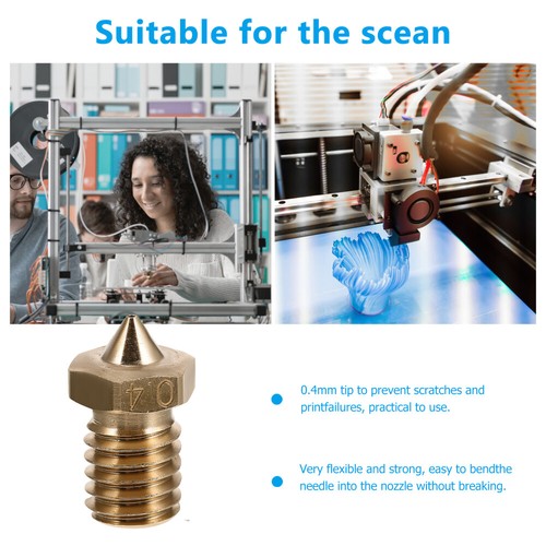3D- -Ersatzdüse Extruder-Messingdüse 3D- Düse 3D-Druckerteil - Afbeelding 8 van 10