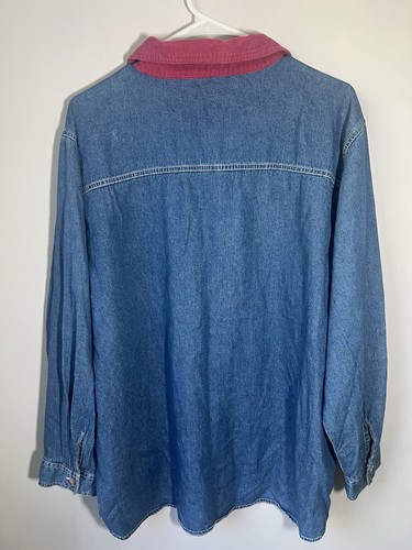 Bobbie Brooks Women XL Fall GrannyCore Button Down Shirt Thanksgiving Halloween - Picture 9 of 10