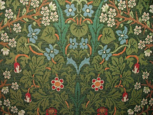 William Morris Blackthorne Forest Tapestry Curtain Upholstery Cushion Fabric - Picture 11 of 23