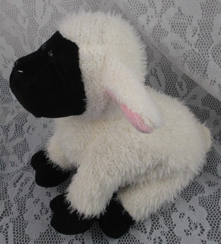 Ganz Webkinz Lamb White Black Sheep Farm No Game Code 10" Plush Stuffed Plushie - Picture 5 of 9