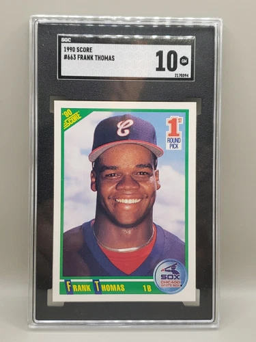 1990 Score: #663 Frank Thomas Rookie SGC 10