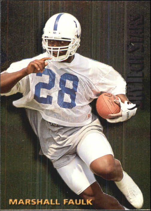 1994 SkyBox Premium SkyTech Stars Colts Football Card #ST21 Marshall Faulk