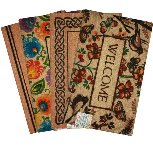 Printed Coir Doormat Welcome Mat Outdoor Beautiful Charleston Collection 18"x28" - Picture 2 of 10