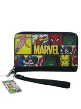 Marvel Comics Classic Heroes Women's Clutch Wallet Avengers New With Tag