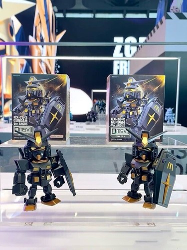 New 2023 China McDonald Genuine RX-78-2 QMSV Mini Gundam Ver. Angus Color Model - Picture 2 of 4
