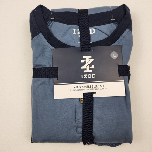 Izod 2 piece sleep wear pajama set mens, size large, brand new! - Picture 13 of 18