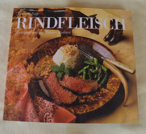 1990 Softcover German Language Cookbook Rindfleisch by James McNair Color Photos - Picture 4 of 14