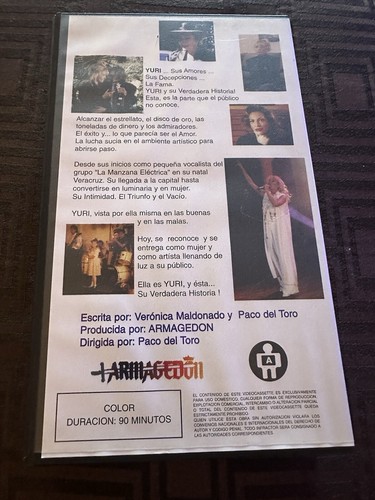 Yuri MI VERDADERA HISTORIA VHS solo Para Coleccionistas - Imagen 2 de 3