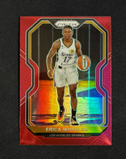 2021 Panini PRIZM WNBA Erica Wheeler Red Parallel /299 #45 Los Angeles Sparks