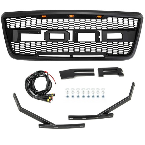 Grill for 2004-2008 F150 F-150 Raptor Style Front Upper Bumper Grille w/Letters - Bild 1 von 17