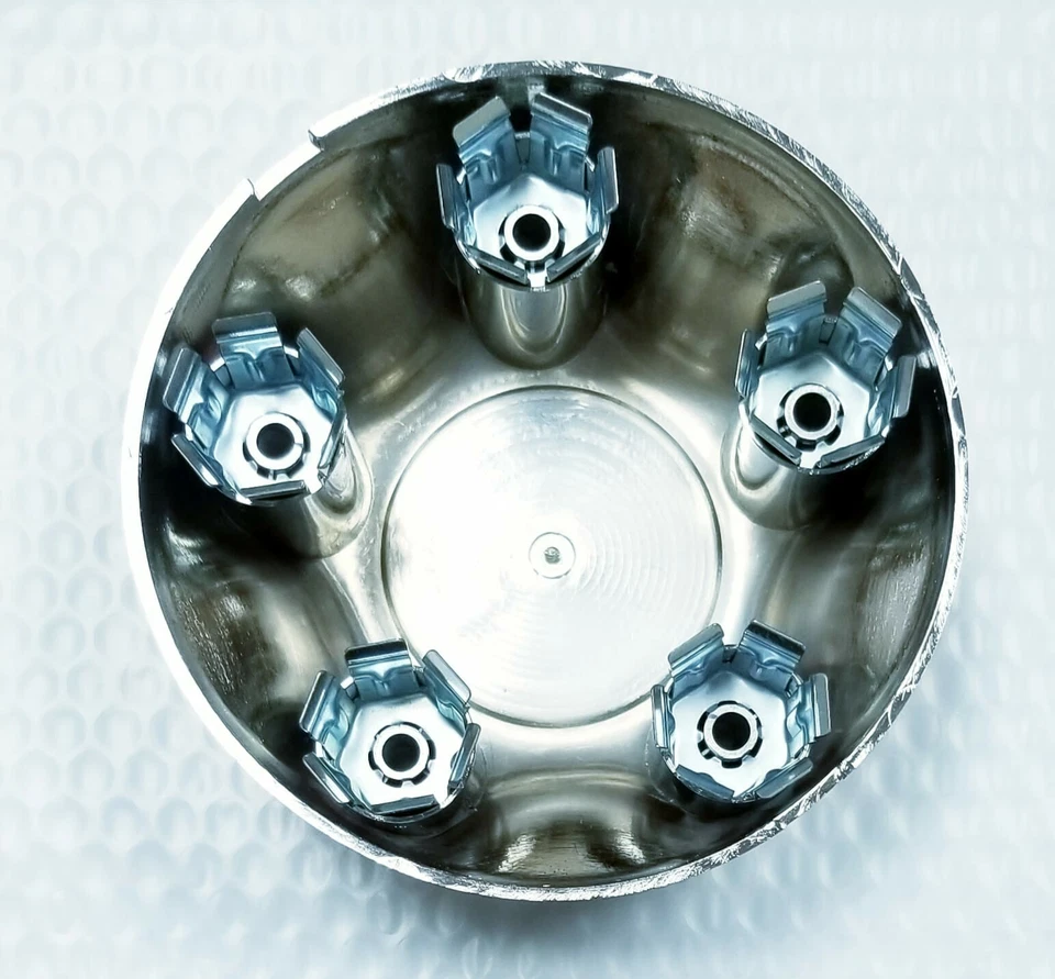 4 PIEZAS NUEVO Ford 5 tacos cromo tapa central cubierta llanta buje ENVÍO RÁPIDO GRATUITO Foto 2 de 3