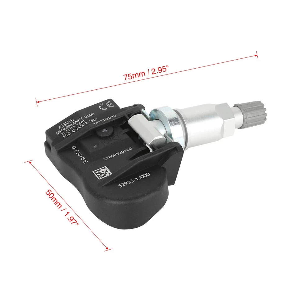 Sensor TPMS monitor de presión de neumáticos original OEM para Kia Optima 2012-15 52933-1J000 Foto 2 de 4