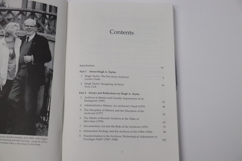 Imagining Archives Essays and Reflections by Hugh A. Taylor - Picture 7 of 8
