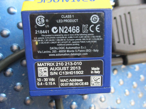 DATALOGIC BARCODE SCANNER 10-30VDC 0.4-0.15A N2468 - Picture 4 of 4