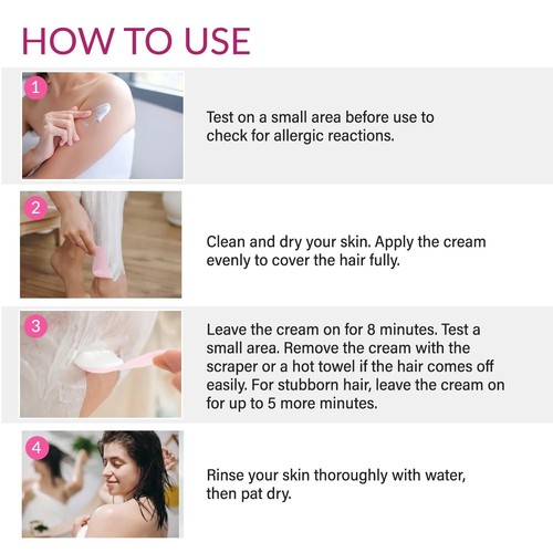 Hair Removal Cream for Women: Depilatory Cream for Intimate Areas..06/27 CR5 - Picture 5 of 7