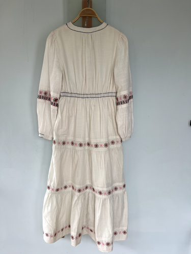 Aspiga XS Cindy Embroidered Maxi Dress Long Sleeved 100% Cotton, NEW, UNWORN - Picture 5 of 8