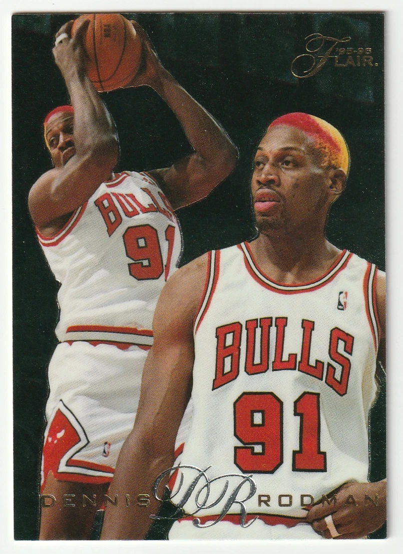 Dennis Rodman 1995-96 Flair #160 Chicago Bulls