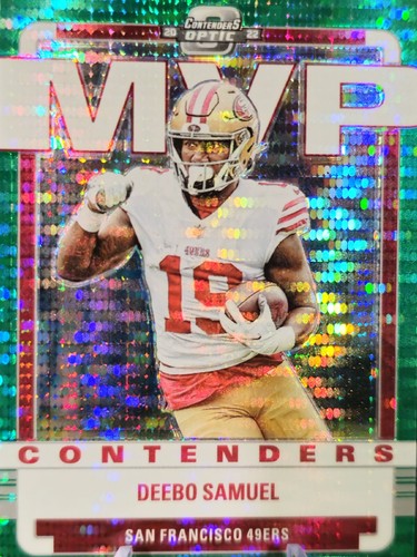 2022 Panini Contenders Optic Football MVP Green #MVP-19 Deebo Samuel #08/30 🔥 - Picture 4 of 7