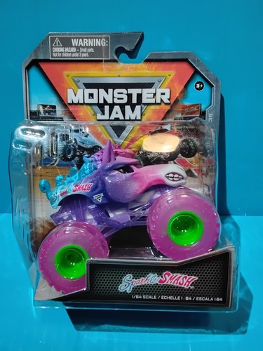 2025 SPIN MASTER MONSTER JAM SPARKLE SMASH UNICORN SERIES 39 STREET TREATS NEW