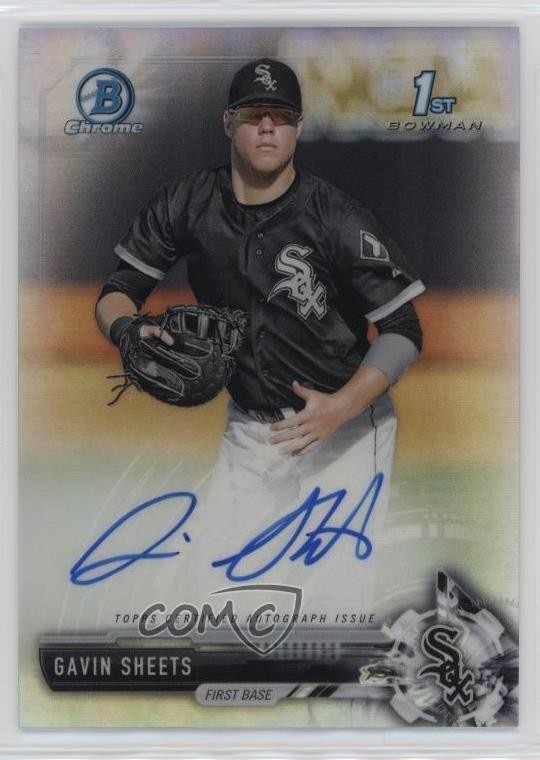 2017 Bowman Draft Chrome Pick Refractor /499 Gavin Sheets #CDA-GS Auto