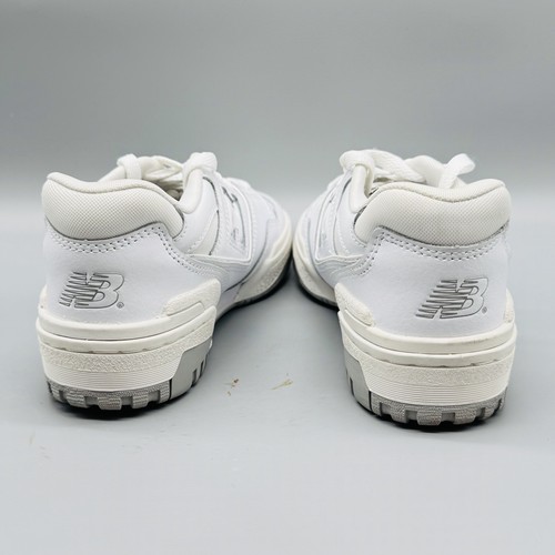 New Balance 550 Shoes Boys 4Y White Leather Low Top Sneaker Casual Basketball - Picture 8 of 13