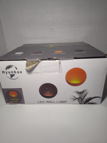 Hyunbae Modern Sculptural Outdoor LED Wall Sconce, 8'' Mini Outdoor Wall Lights - Picture 2 of 9