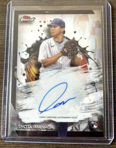 Shota Imanaga 2024 Topps Finest Auto RC CUBS ROOKIE