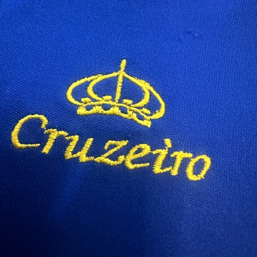 CRUZEIRO Soccer Jersey Reebok #10 20.5" armpit to armpit Poly blend printed plus - Picture 4 of 7