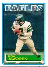1983 Topps Ron Jaworski #142 - EX - Eagles (3)