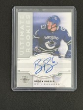 2017-18 Ultimate Collection Brock Boeser Retro Rookie Auto  /199 CANUCKS RC