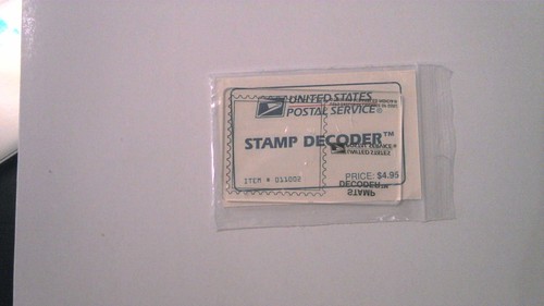 USPS STAMP DECODER | eBay