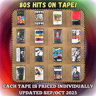 BUILD UR OWN CASSETTE LOT - ALL 80s 90s TAPES $5 AND UP - OVER 200 HIT TITLES!