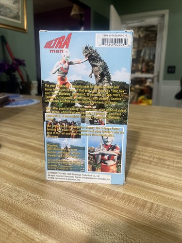 Ultraman VOL 1 Episodes 1-4 EIA Inc. VHS Haruo Nakajima Tape Kaiju Monsters - Picture 4 of 5