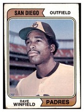 1974 TOPPS #456 DAVE WINFIELD PADRES VG 477882 (KYCARDS)