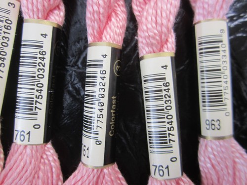 DMC Cotton Perle #3  Light Pink/Peach Embroidery Floss Thread 15.4 yards - Picture 3 of 3