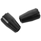  2 Pcs Fireplace Doorknob Boiler Coal Stove Accessories Handle Sleeve