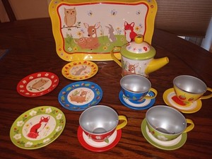 LN Schylling Forest Friends Tea Time Set - Kid Party Toys no box (78)